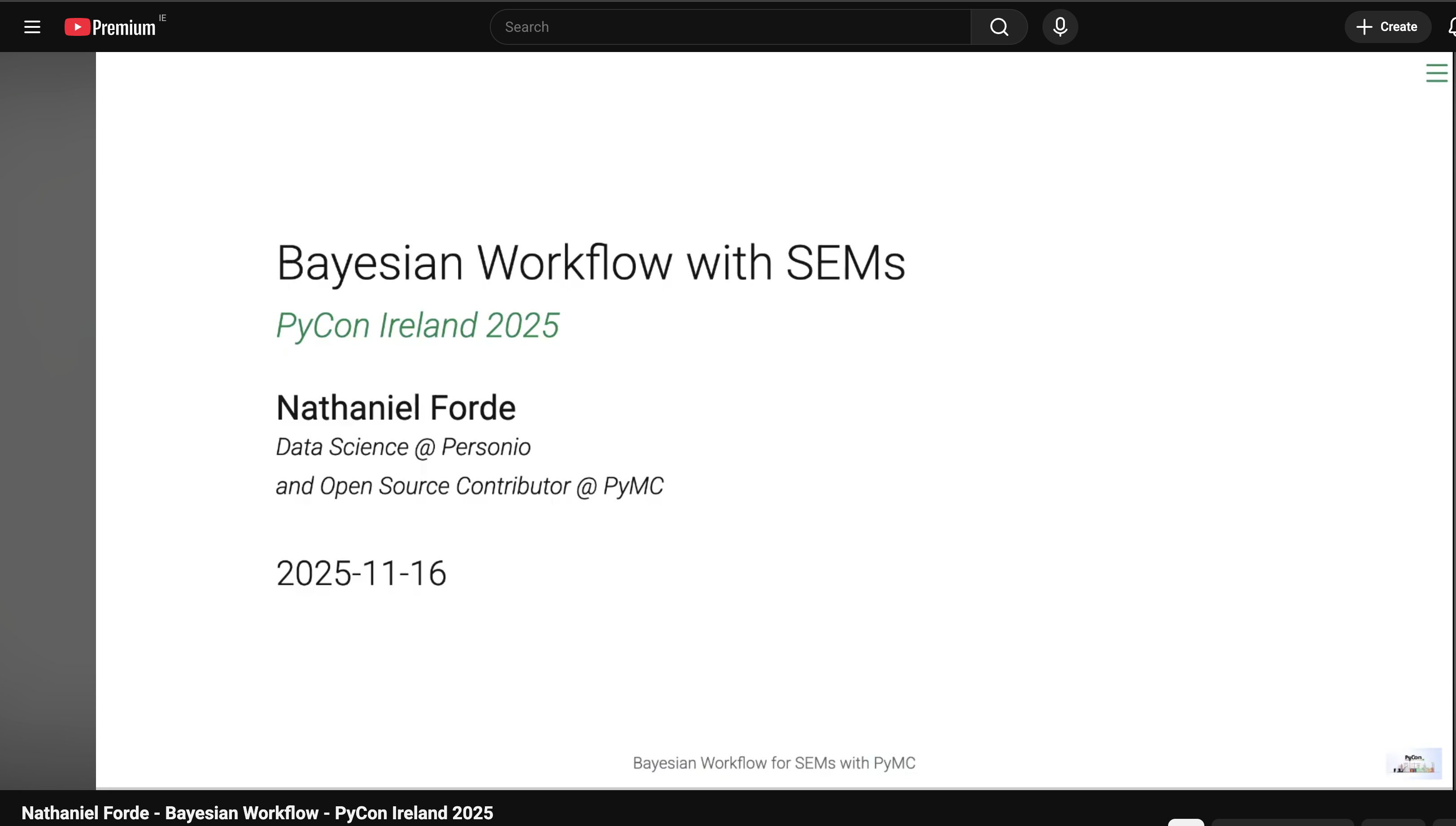 PyCon Ireland Presentation